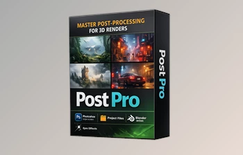 <span class='badge badge-warning'>Post</span> Pro - Minimal Setup for Blender by Gumroad